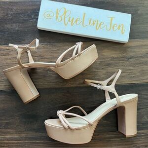 Schutz Kelsie Platform Sandals NWOT